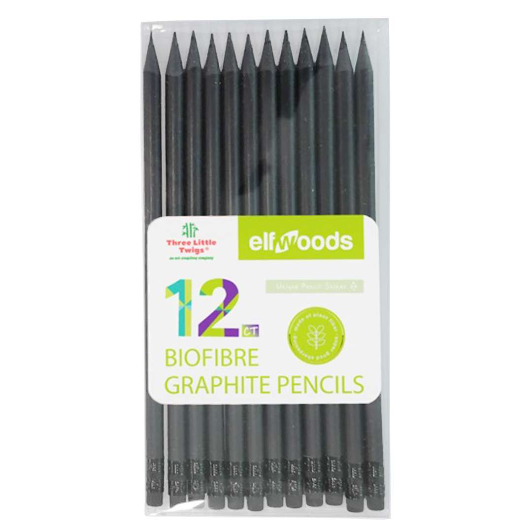 2374791 BioFibre Graphite Drawing Pencils - 12 Count, Black case of 72