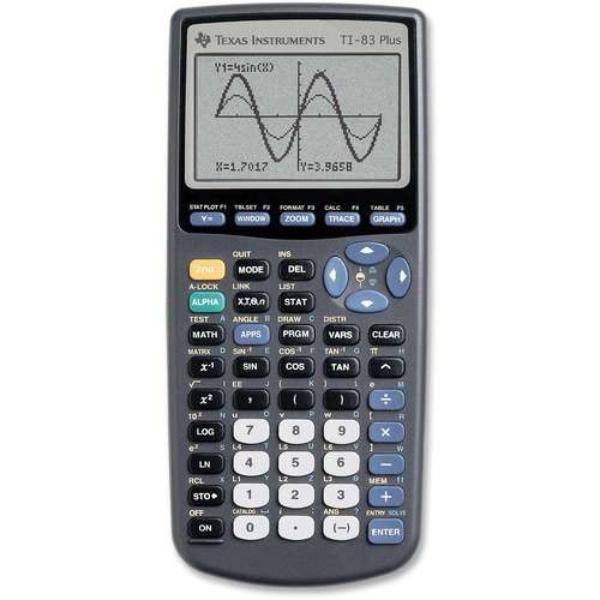 Picture of Texas Instruments 2376089 DDI Graphing Calculator - TI83 Plus - Pack of 3