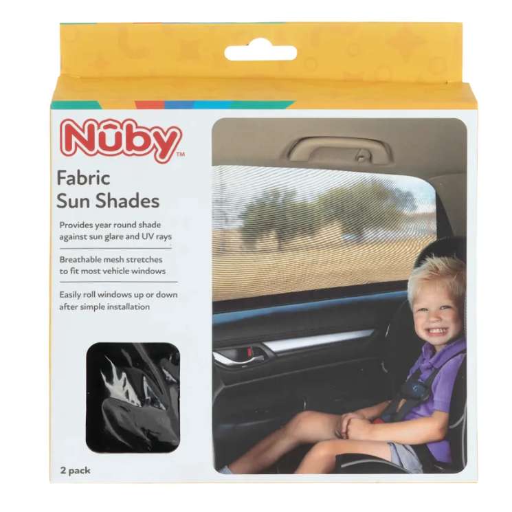 DDI 2376655  Fabric Sun Shades - 2 Pack case of 24