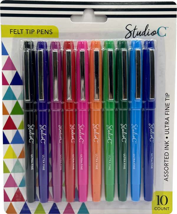DDI 2375776 Felt Tip Pens - 10 Count case of 48