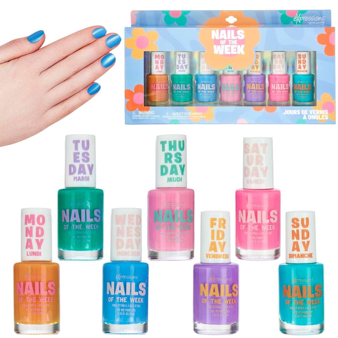 DollarDays 2377224 Nails of the Week Set - 7 Piece - Case of 24