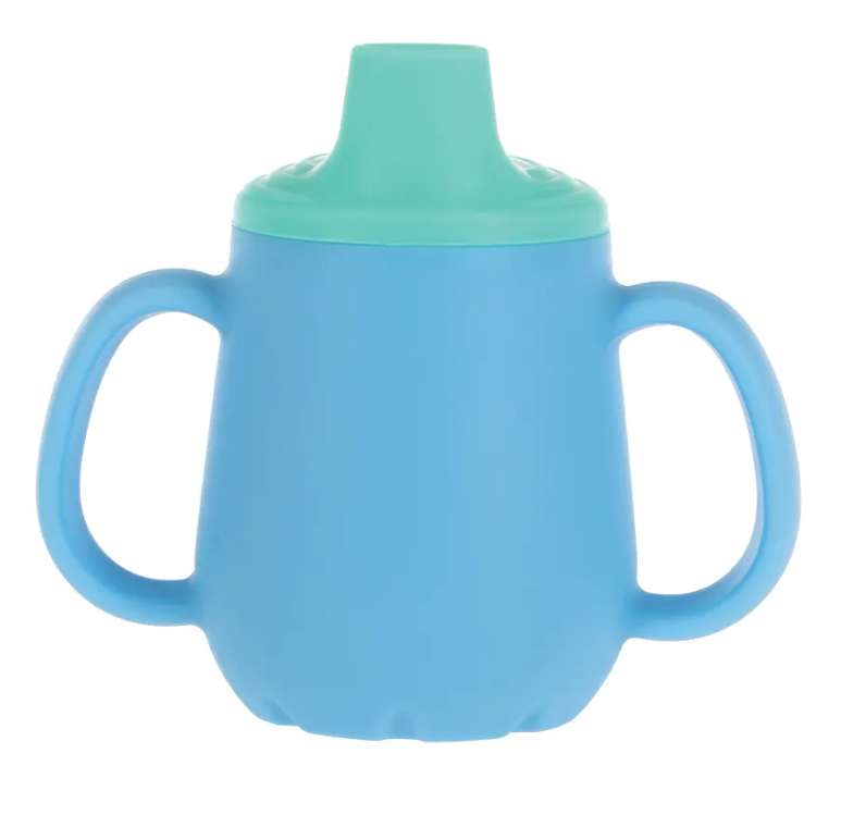 DDI 2376644  First Open Training Cups - Blue, 2oz, 6+ Months case of 24