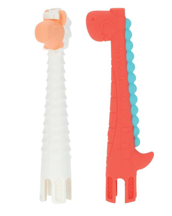 DDI 2379289  Tube Teethers, Llama & Dinosaur case of 24