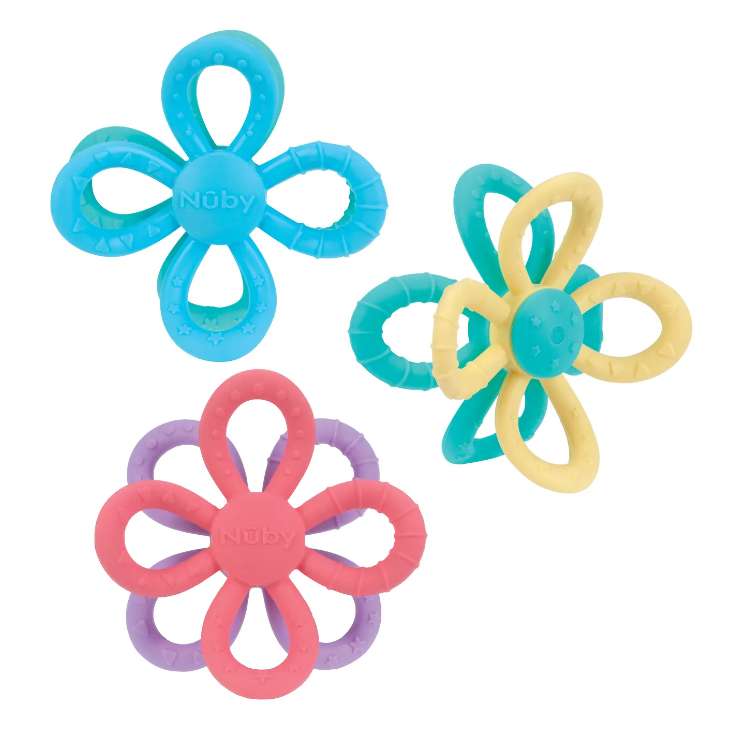 2379310 Flower Shape Fun Loops Teethers - Pack of 48