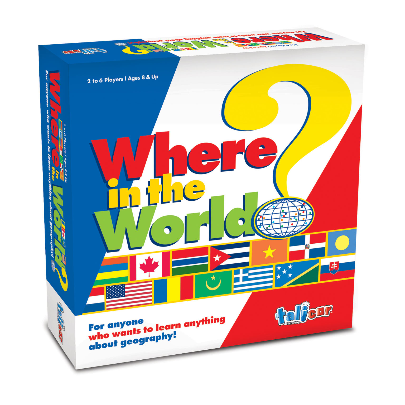 2317917 Where in the World Geography Games - Ages 8+, 2-6 Players case of 6