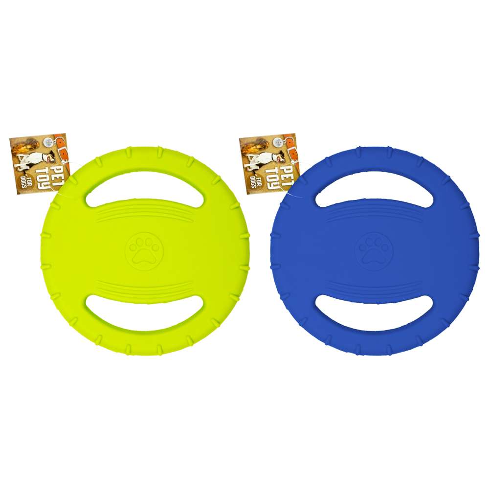 2379395 TPR Disc Pet Toy, Assorted case of 24