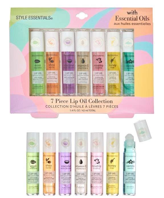 2386303 Roll On Scented Lip Oil Sets - 7 Piece case of 48