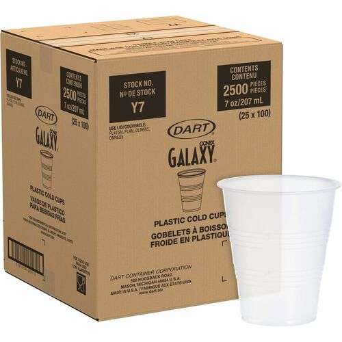 2379612 Solo Galaxy Plastic Cold Cups, 7oz. case of 25
