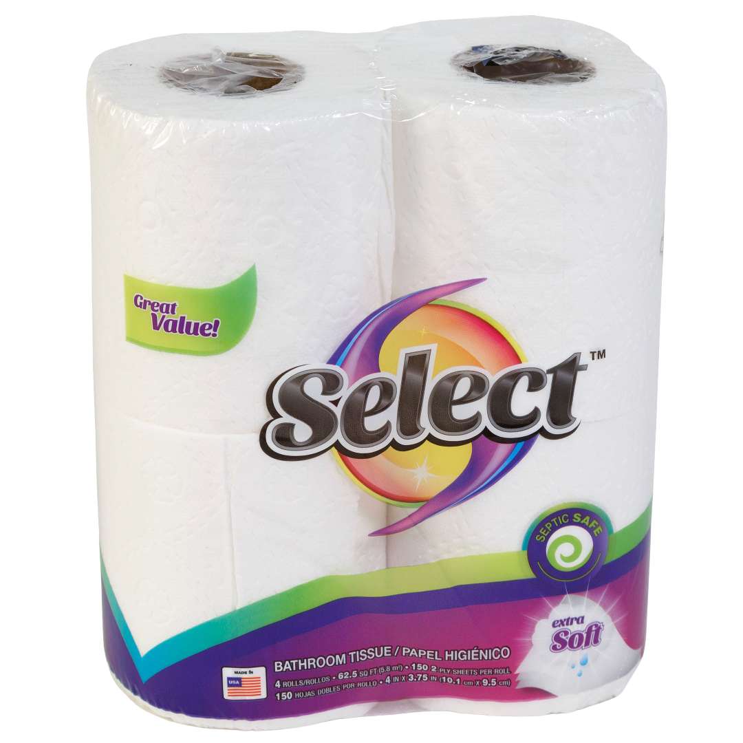 2386452 Bathroom Tissues - 4 Pack case of 24