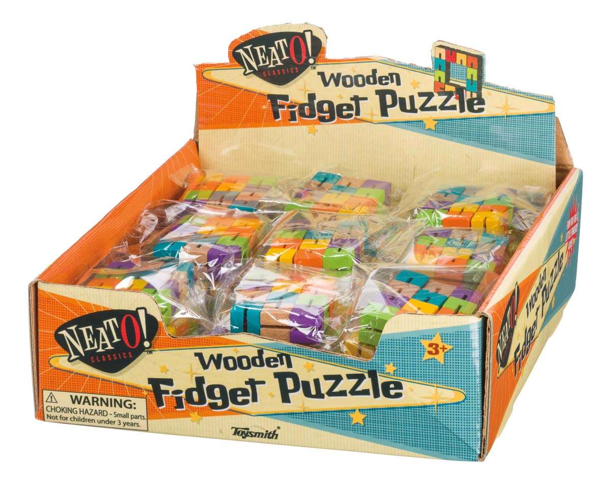 2386453 Wood Fidget Puzzles case of 24