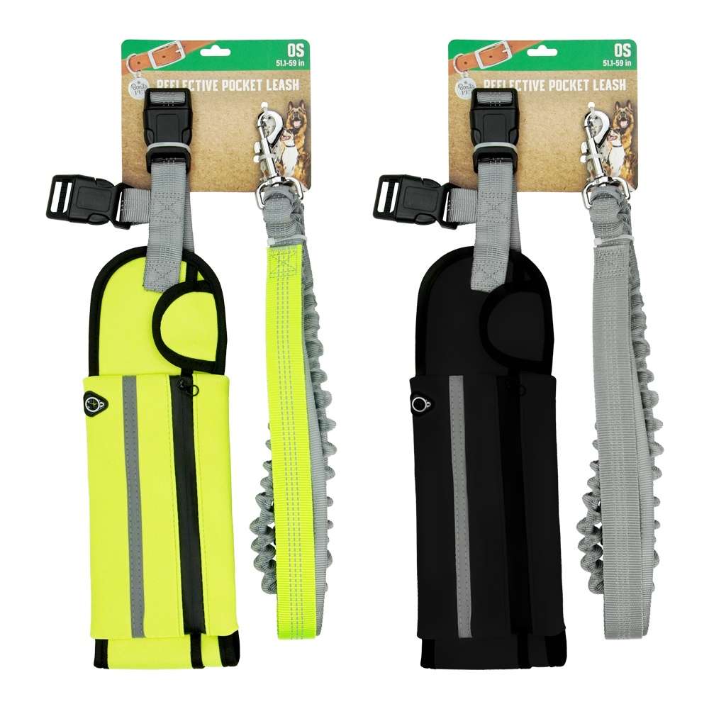 2380343 Reflective Hands-Free Leash, Assorted Colors case of 48