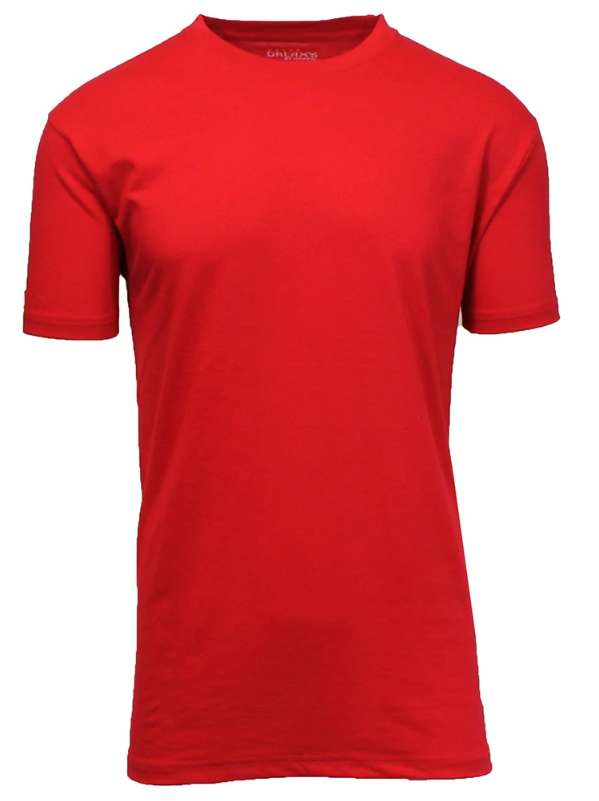 2382685 Men's Crew Neck Tees - Red, Small case of 24