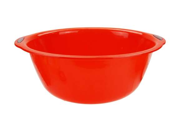 2380251 Bonita Home Plastic Basin, Red case of 24