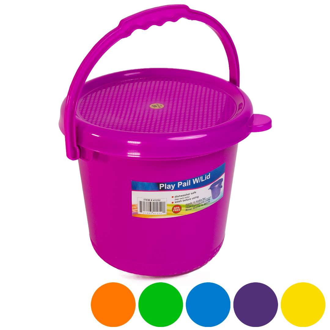 2380392 Play Pails, 6 Assorted Colors case of 48