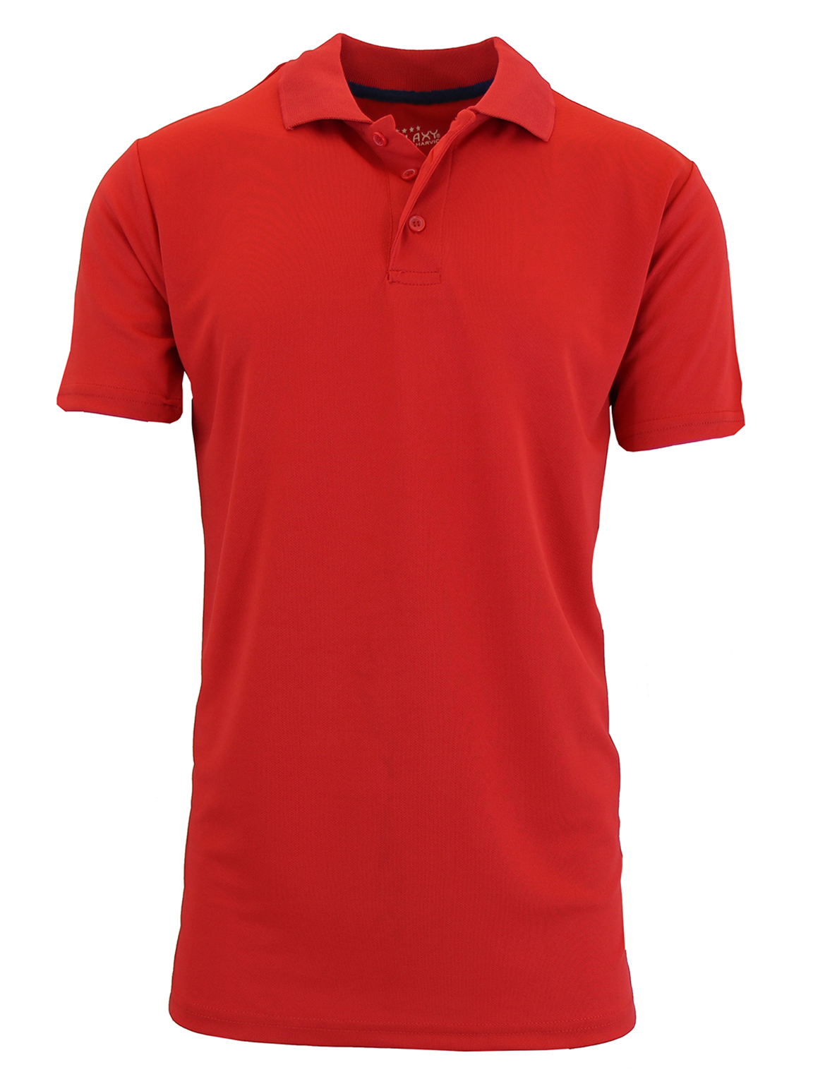 2368704 Men's Dry Fit Polo Shirts - Red, Small-2XL, Moisture-Wicking case of 24