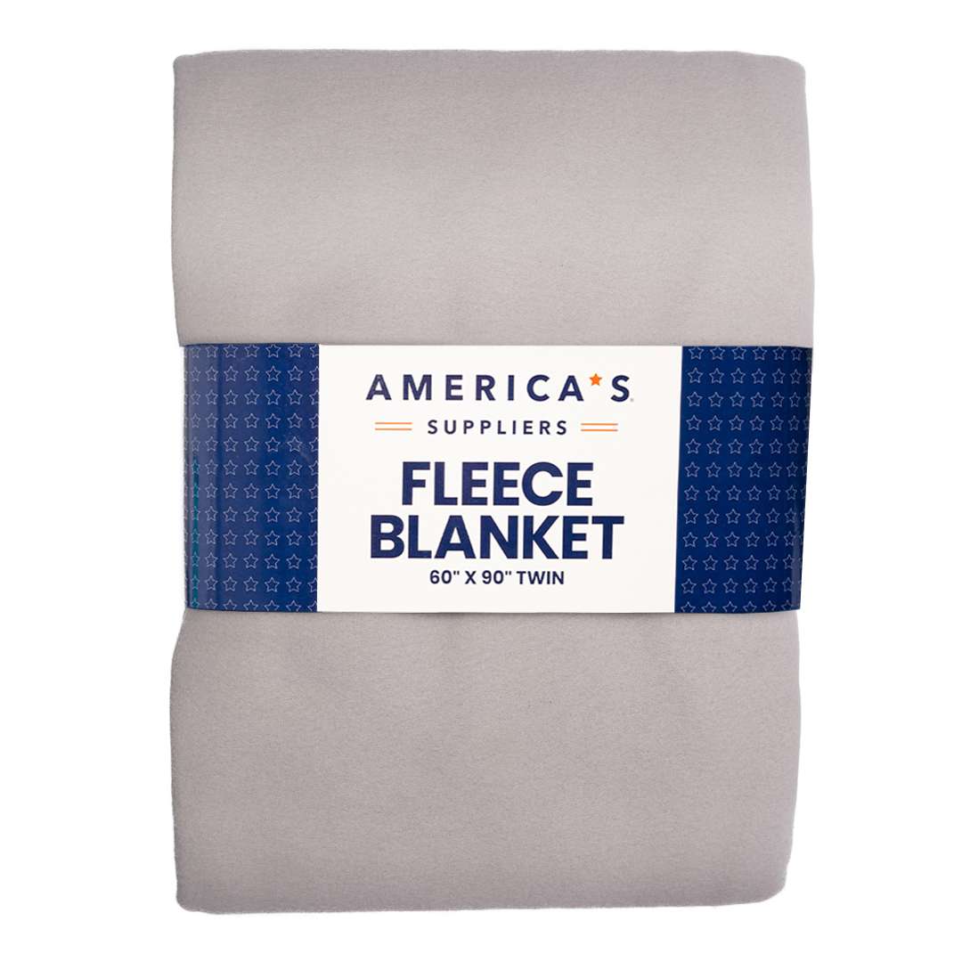 2373473 Twin Fleece Blankets - 60x90, Gray case of 12