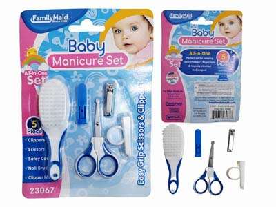 2380237 Baby Manicure Sets, Assorted, 5pc case of 96