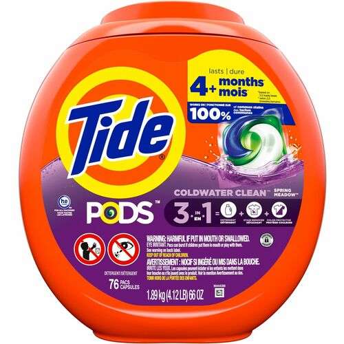 2382835 Tide Pods Laundry Detergent - 4 Pack, Spring Meadow case of 4