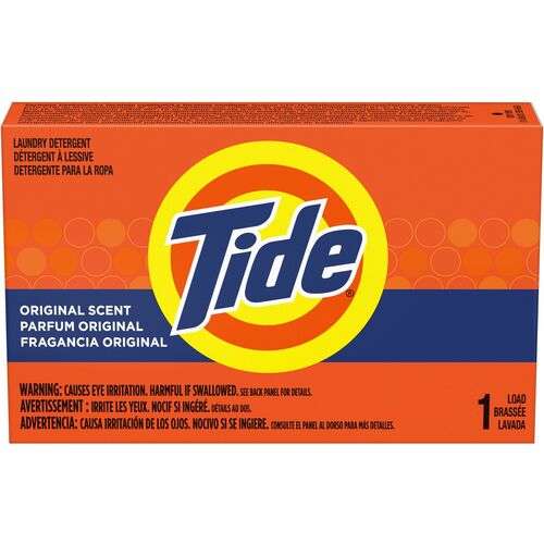 2382846 Tide Original Powder Laundry Detergent - 156 Pack, 1.45 oz case of 1