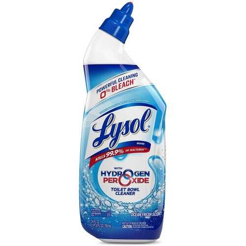 2382859 Lysol Hydrogen Peroxide Toilet Cleaner - 9 Pack, 24 oz case of 9