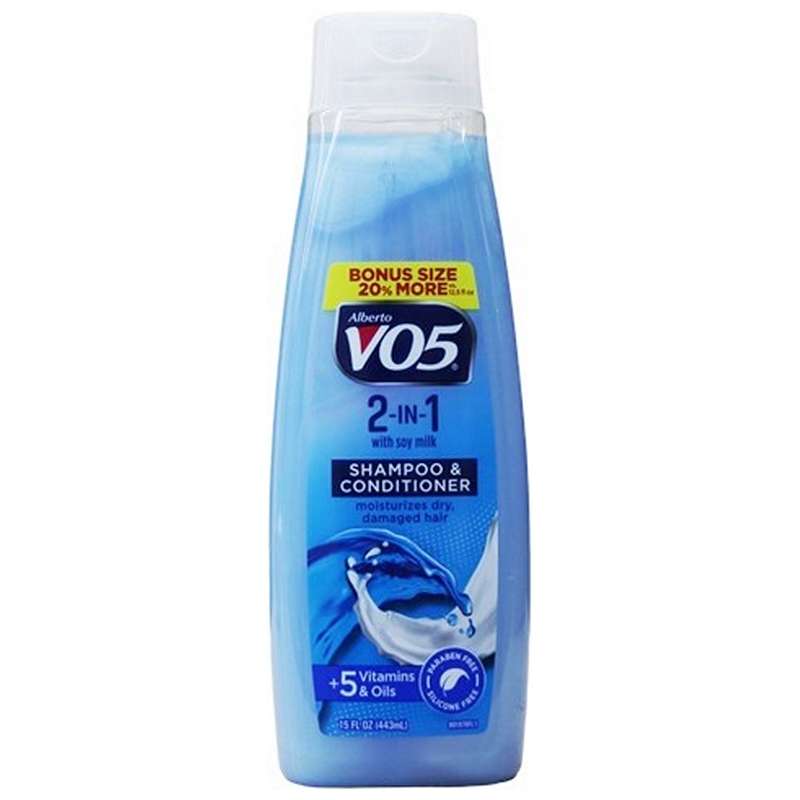 2383202 VO5 Moisturizing 2-in-1 Shampoo and Conditioner with Soy Milk - 15 oz case of 24