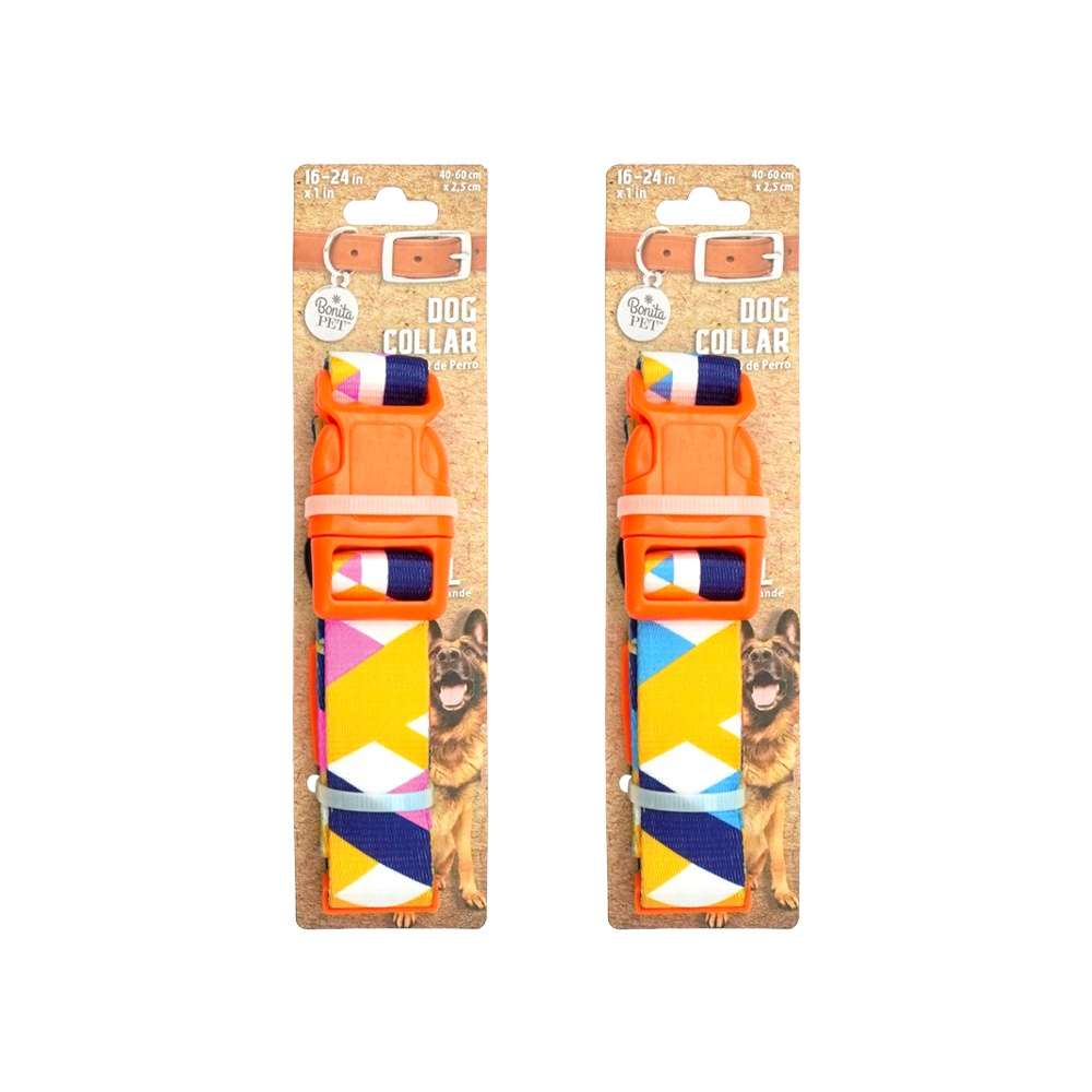 2384741 Printed Dog Collars - Large case of 96
