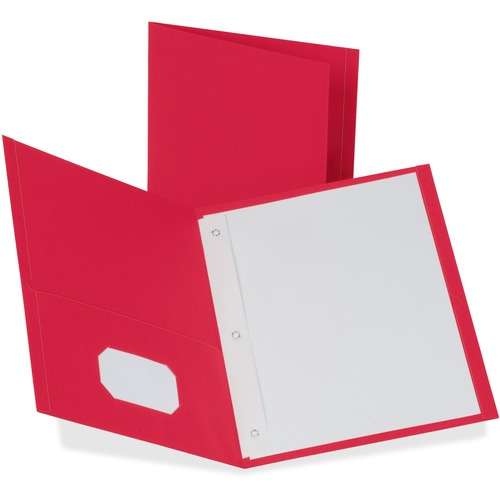 2384992 Recycled Pocket Folder - Red case of 5