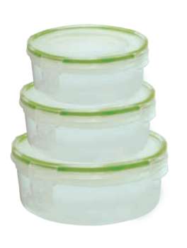 2385169 Click & Lock Storage Containers - 6-Pc, Assorted Sizes case of 24