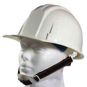 2385946 Hard Hat with Adjustable Chin Strap - White case of 20
