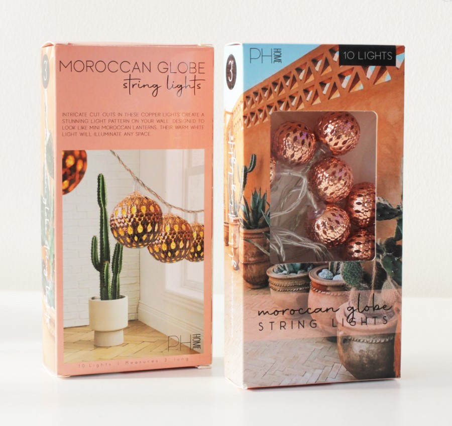 2361191 Moroccan String Lights - Rose Gold, LED, 3' case of 50