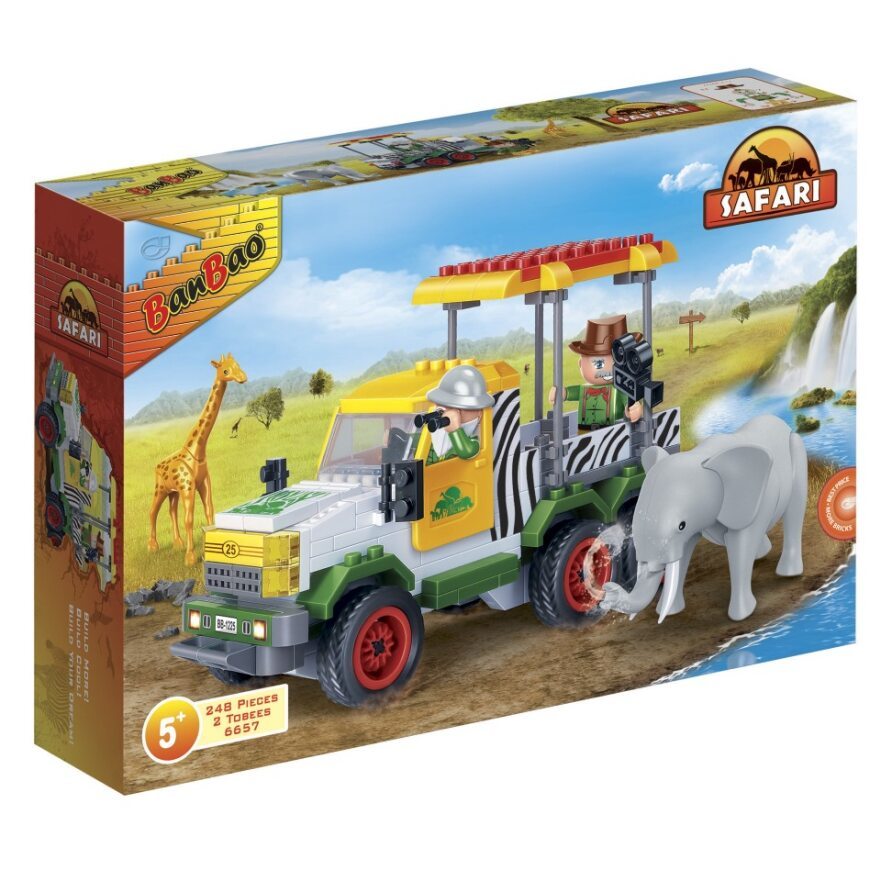 2361738 Safari Jeep Interlocking Block Sets - 239 Pieces case of 24