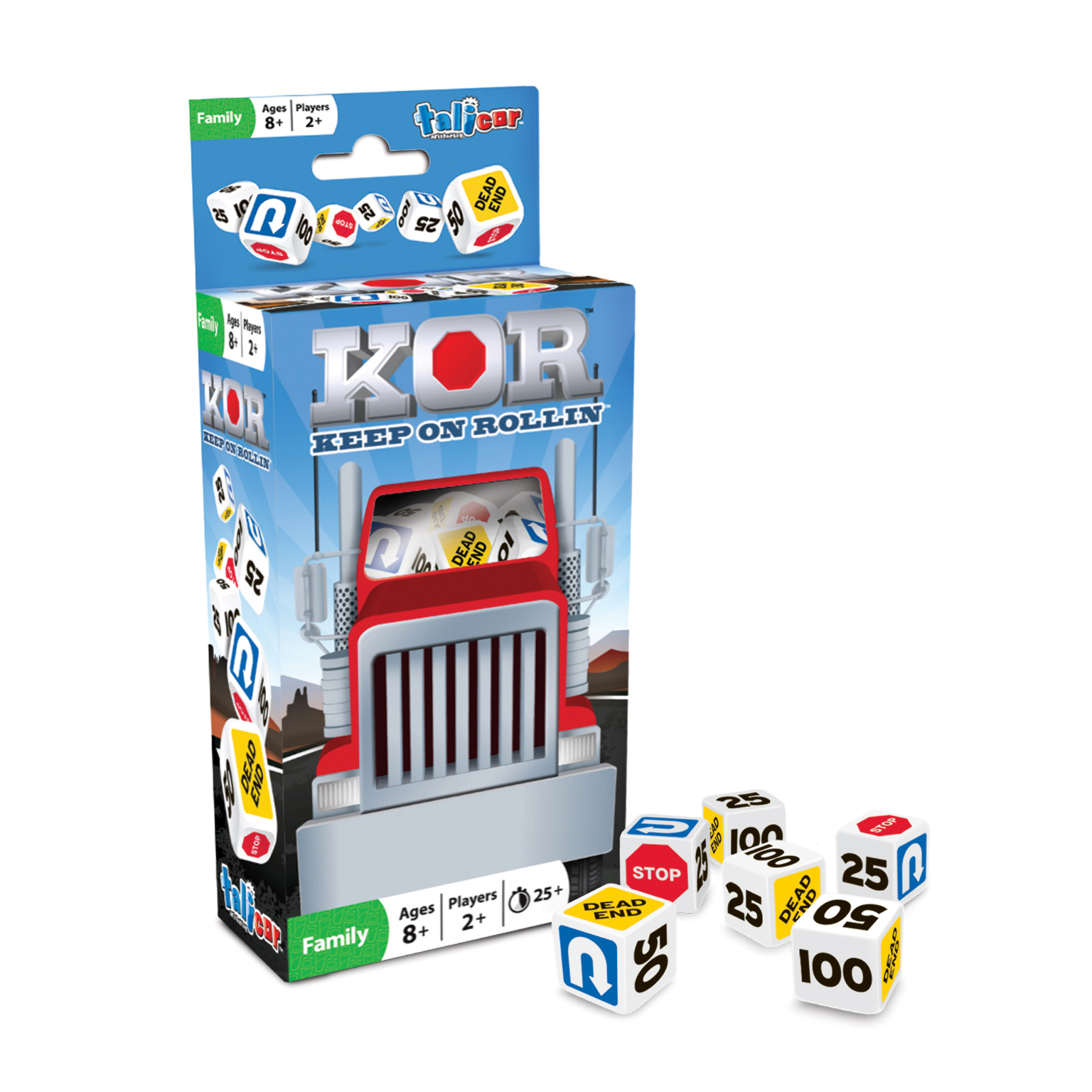 2317833 Keep on Rolling Dice Game - Ages 8+, 2+ Players case of 24