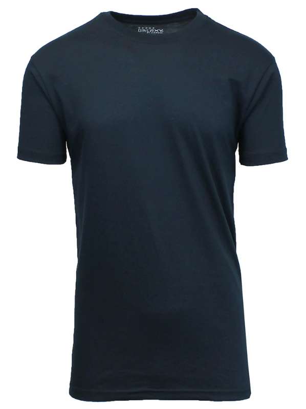 2377216 Men's Crew Neck Tees - Navy, Medium case of 24