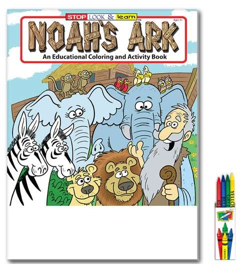 2380505 Noah's Ark Coloring & Activity Books with Crayons case of 72