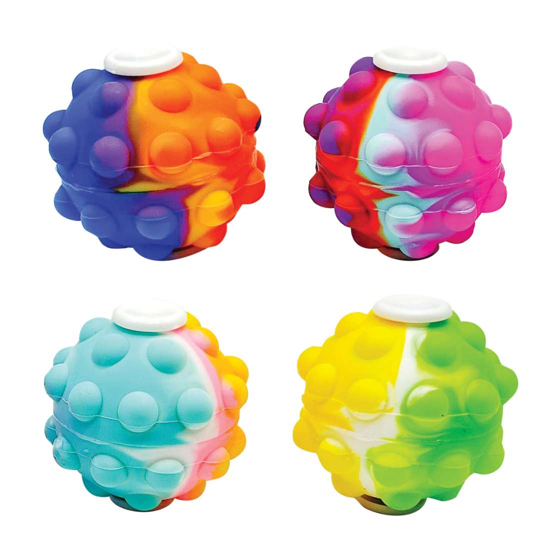 2380833 Spinner Pop N Ball Toys, Assorted case of 288