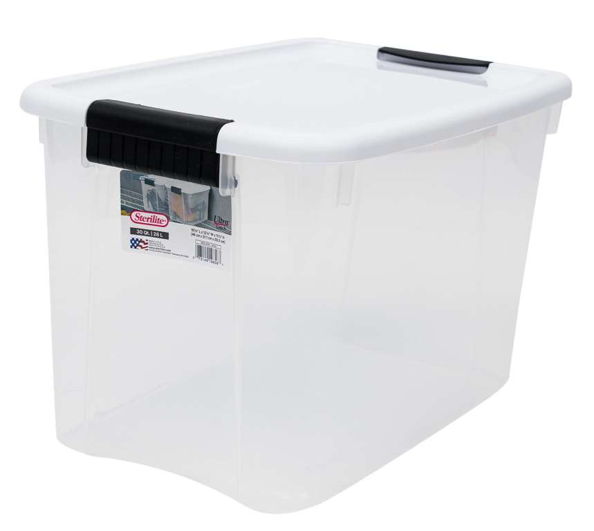 2382015 Sterilite Storage Boxes - 30 qt case of 6
