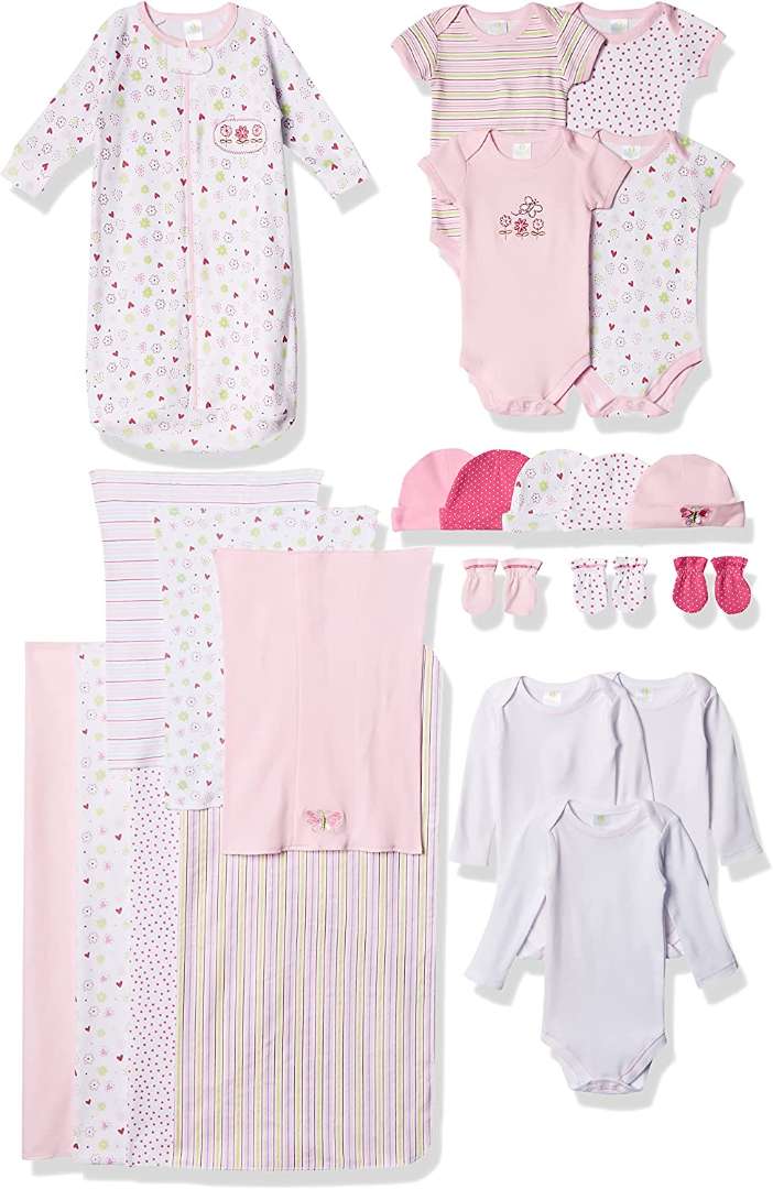 2374922 Layette Sets for Newborns & Infants - Pink Theme, 23 Pieces, 3-6 Months case of 6