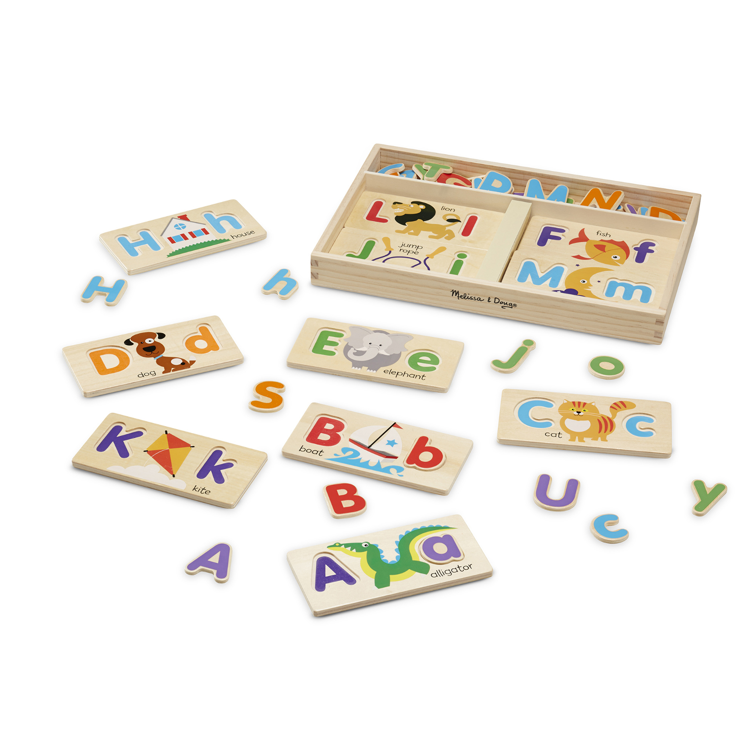 2274465 Melissa & Doug ABC Picture Board Sets - 65 Pieces case of 6