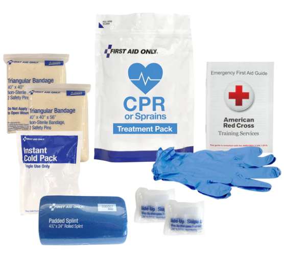 2383036 CPR and Sprains Treatment Pack case of 24