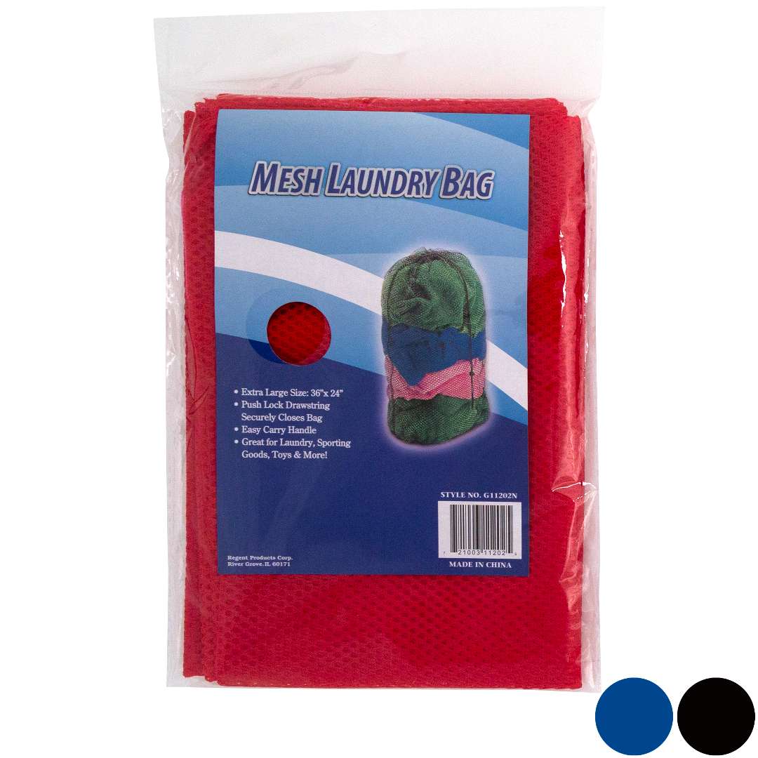 2381264 Mesh Laundry Bag, Assorted case of 72