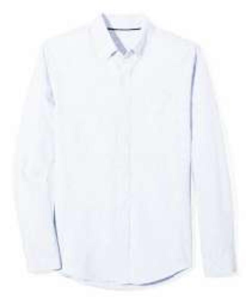 2377355 Boys LS Oxford Shirts - White, Large - Case of 24