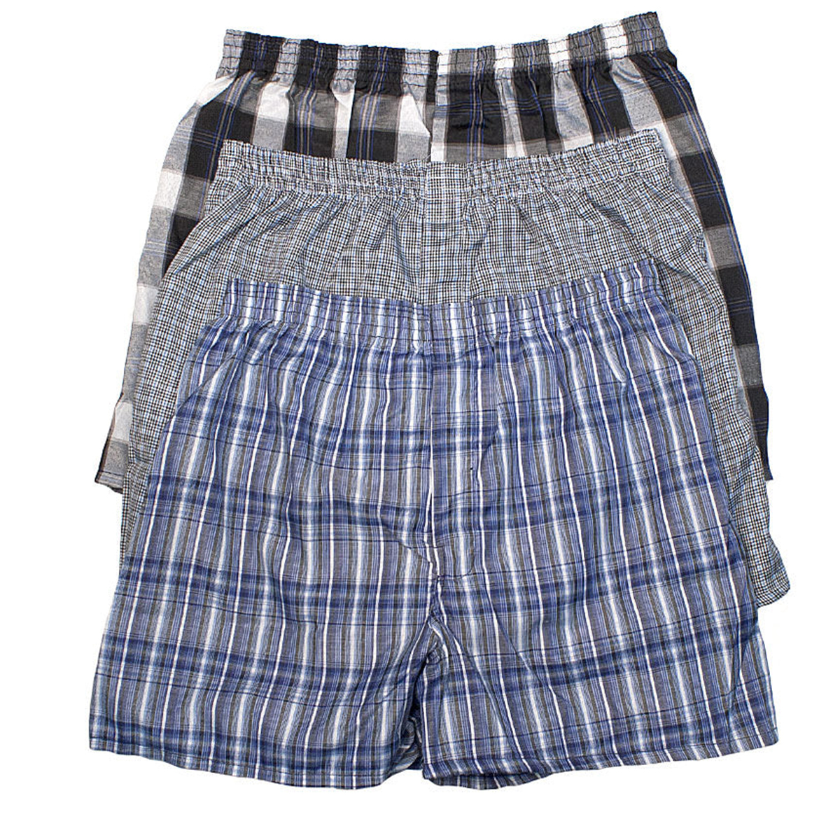 2369604 Mens Plaid Boxer Shorts - 3XL, Pack of 3 - Case of 144
