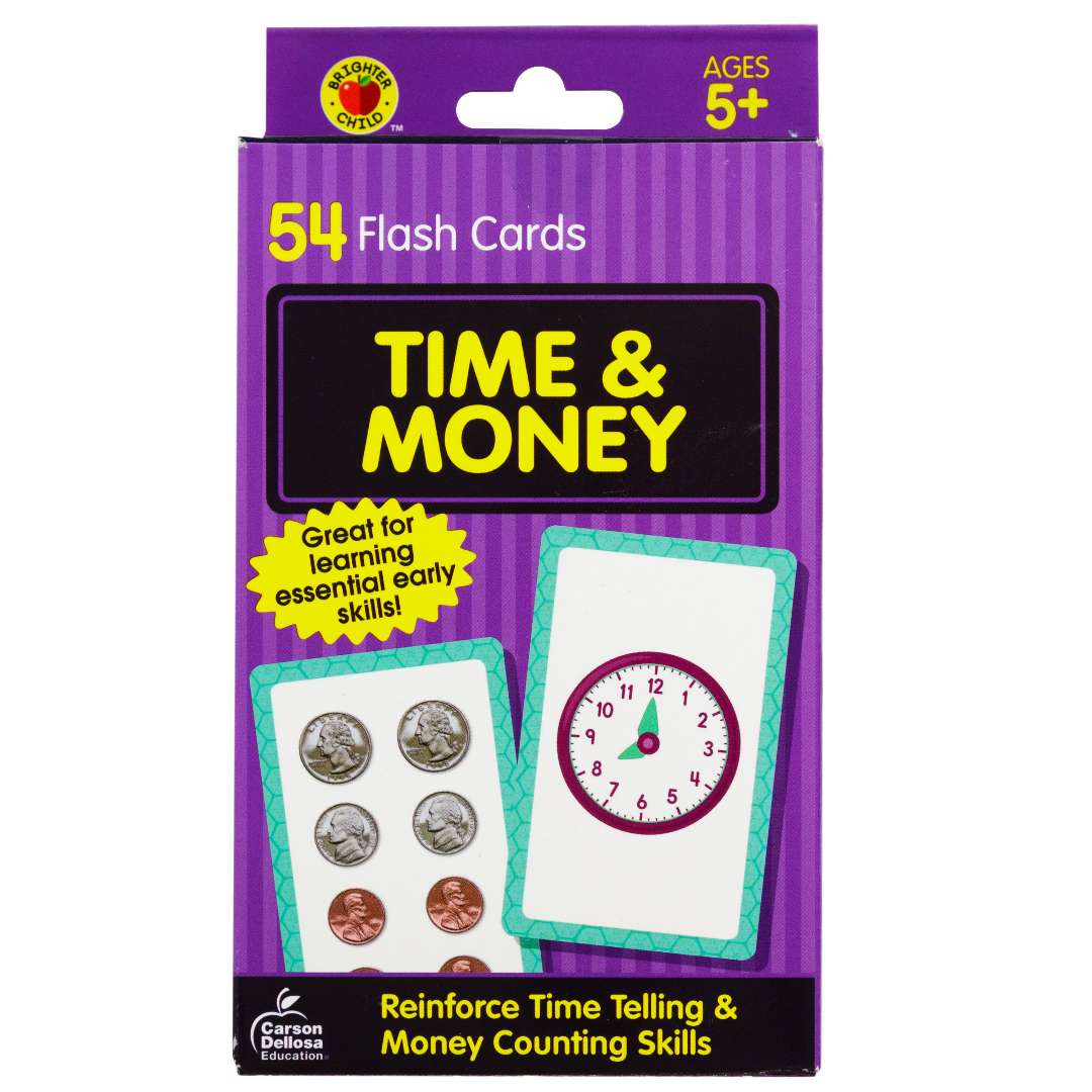 2379480 Time and Money Flash Cards case of 48
