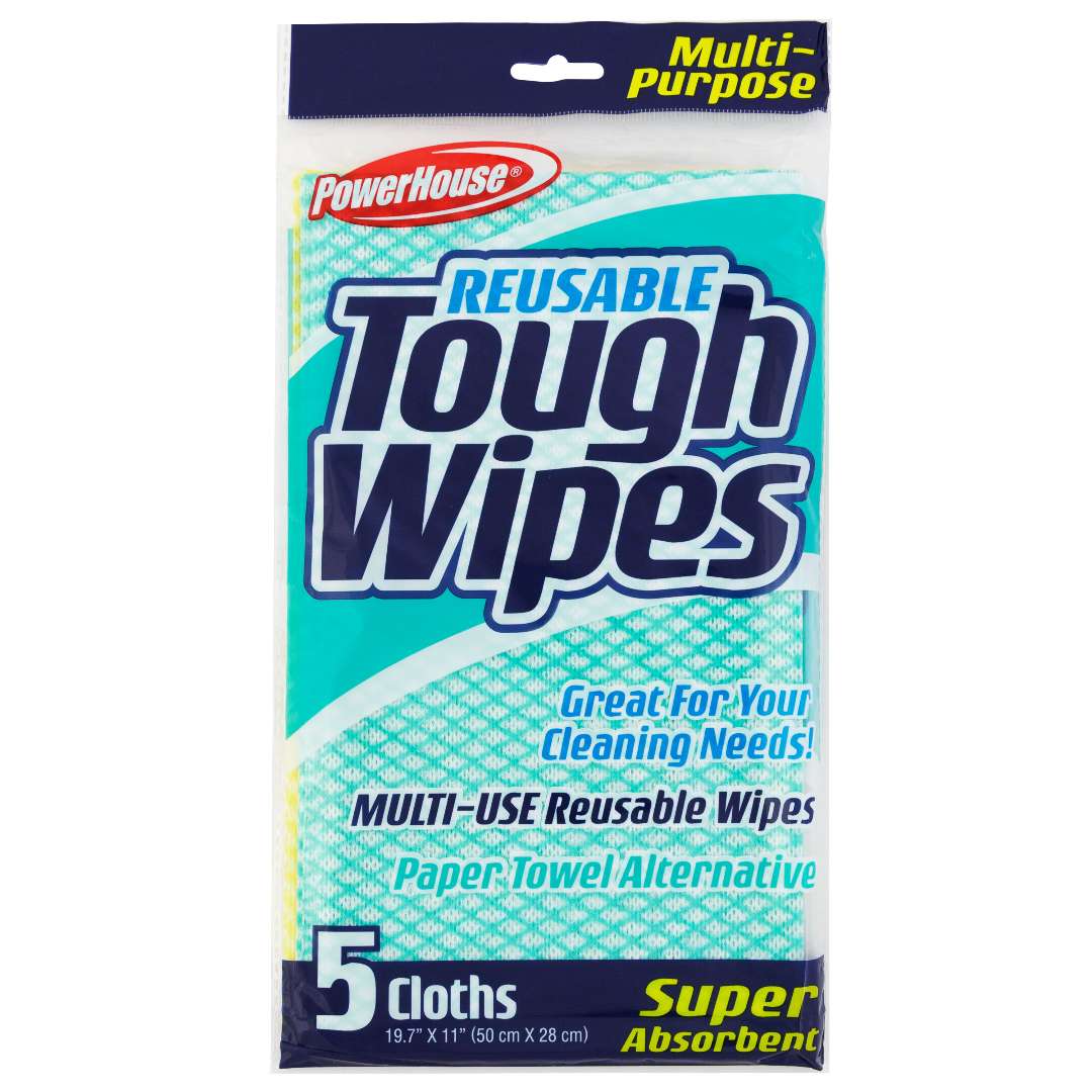 2381169 Reusable Cloth Wipes, 5pk case of 24