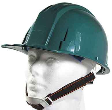 2385944 Hard Hat with Adjustable Chin Strap - Green case of 20