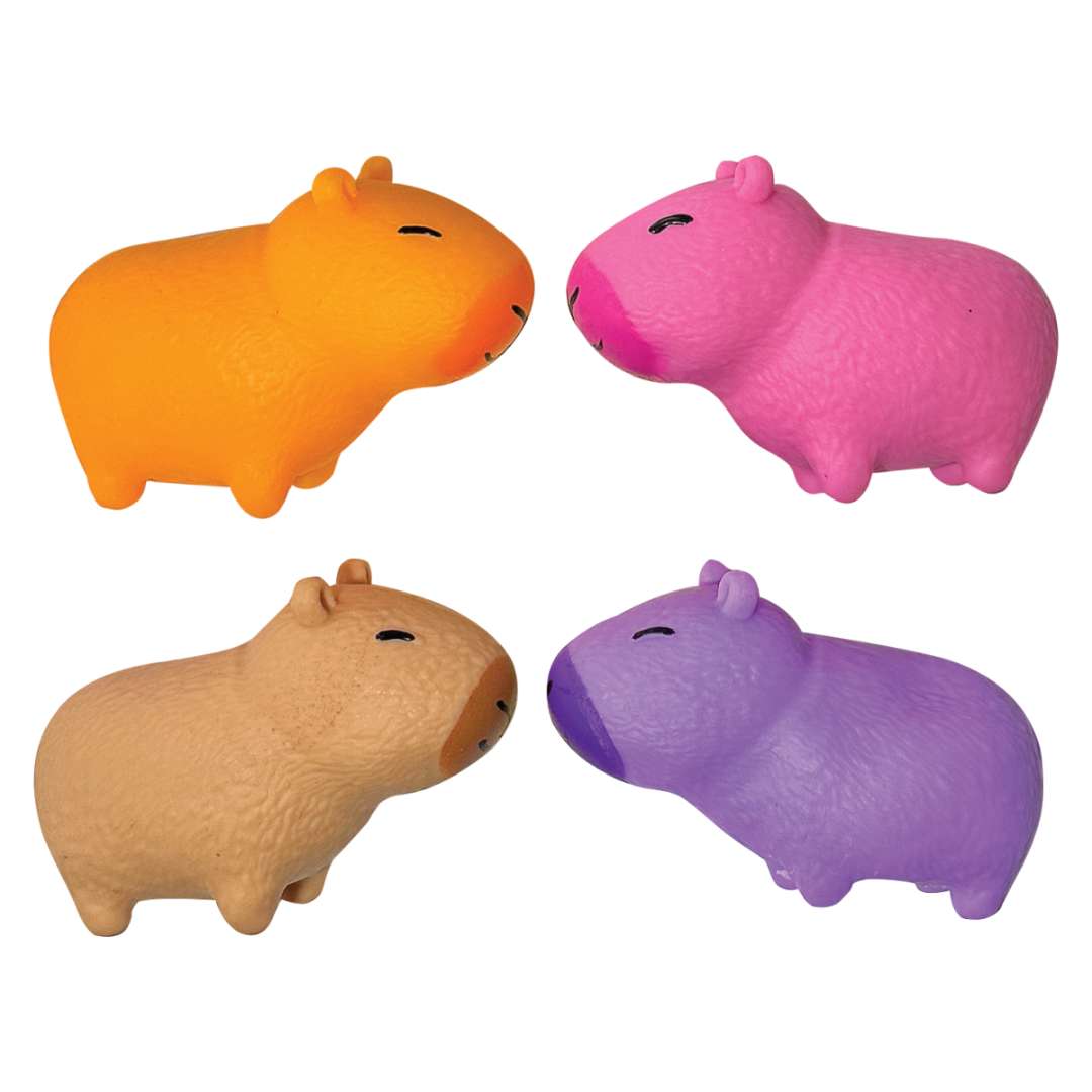 2386379 Capybara Stretchy Sand Filled Toys - Assorted case of 144