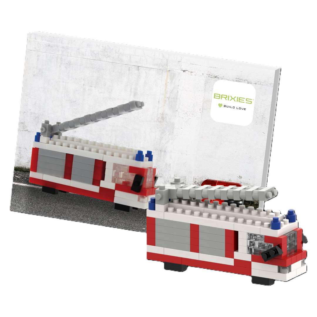 2386540 Building Bricks Firetruck Postcard Sets case of 6