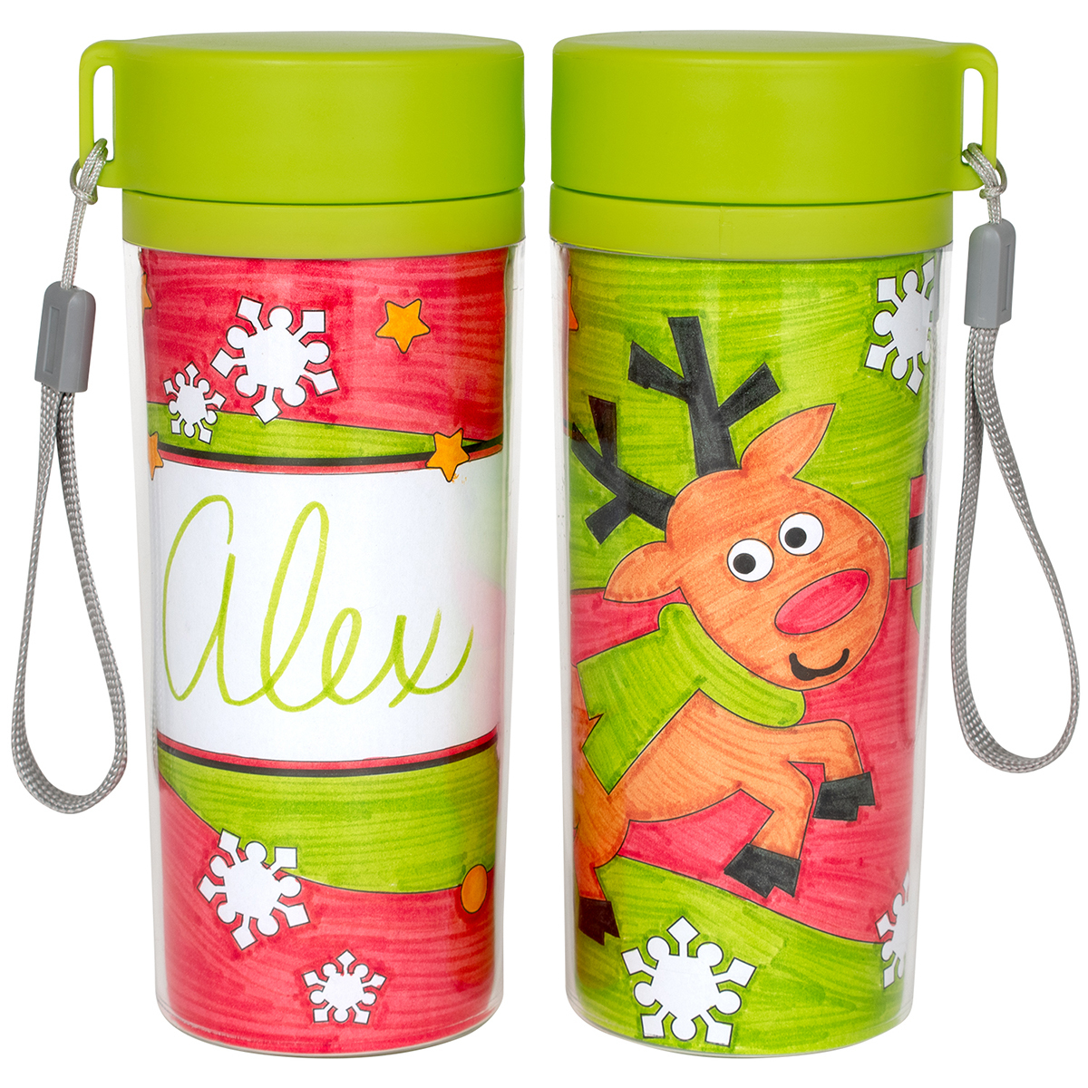 2360187 Travel Mug Craft Kits - 2 Pack, Christmas Theme case of 40