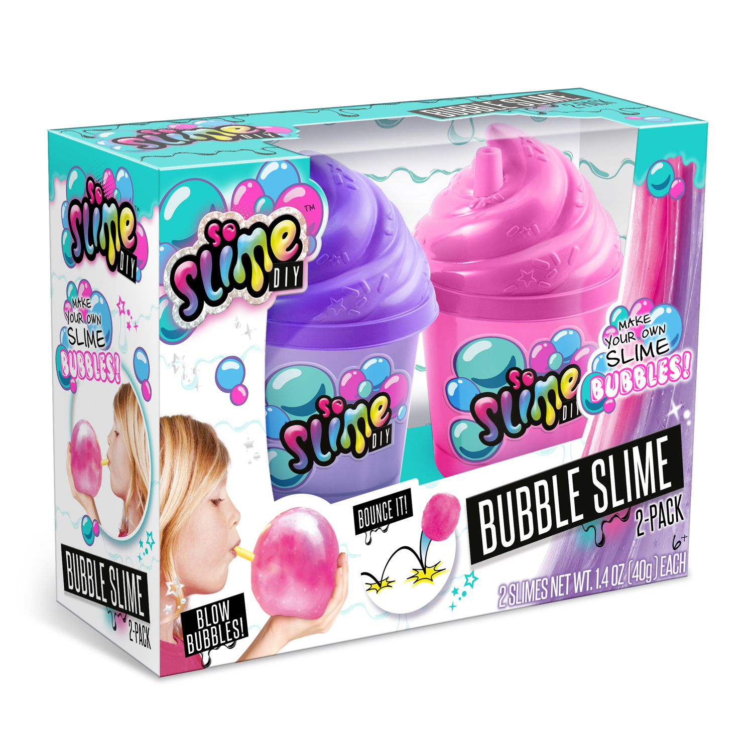 2361701 Bubble Slime - 2 Pack, Assorted Colors case of 12