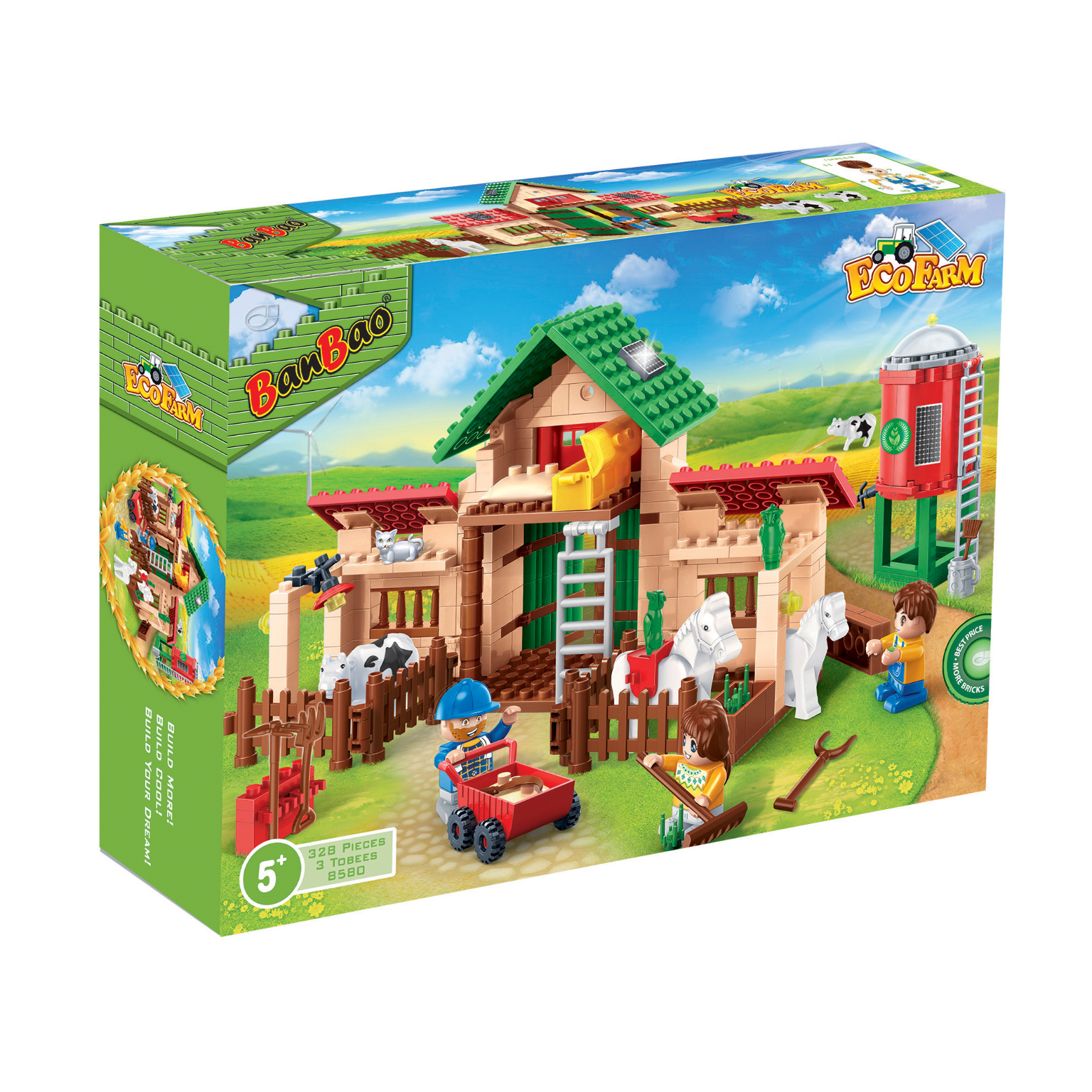 2361737 Life on the Farm Interlocking Block Sets - 328 Pieces case of 16